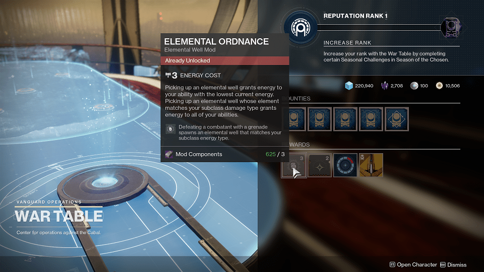 Here's all the new ‘Elemental Well’ combat mods available in Season of